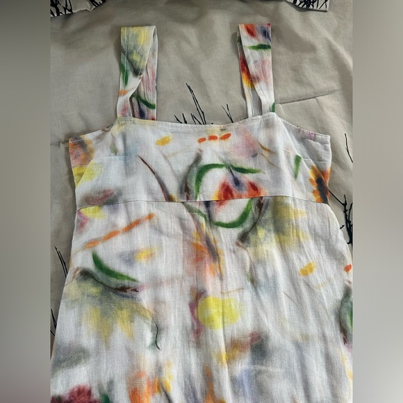 Anthropologie x Klaas Jonkman Sleeveless Square-Neck Linen Midi Dress, Host Pick - Picture 7 of 17